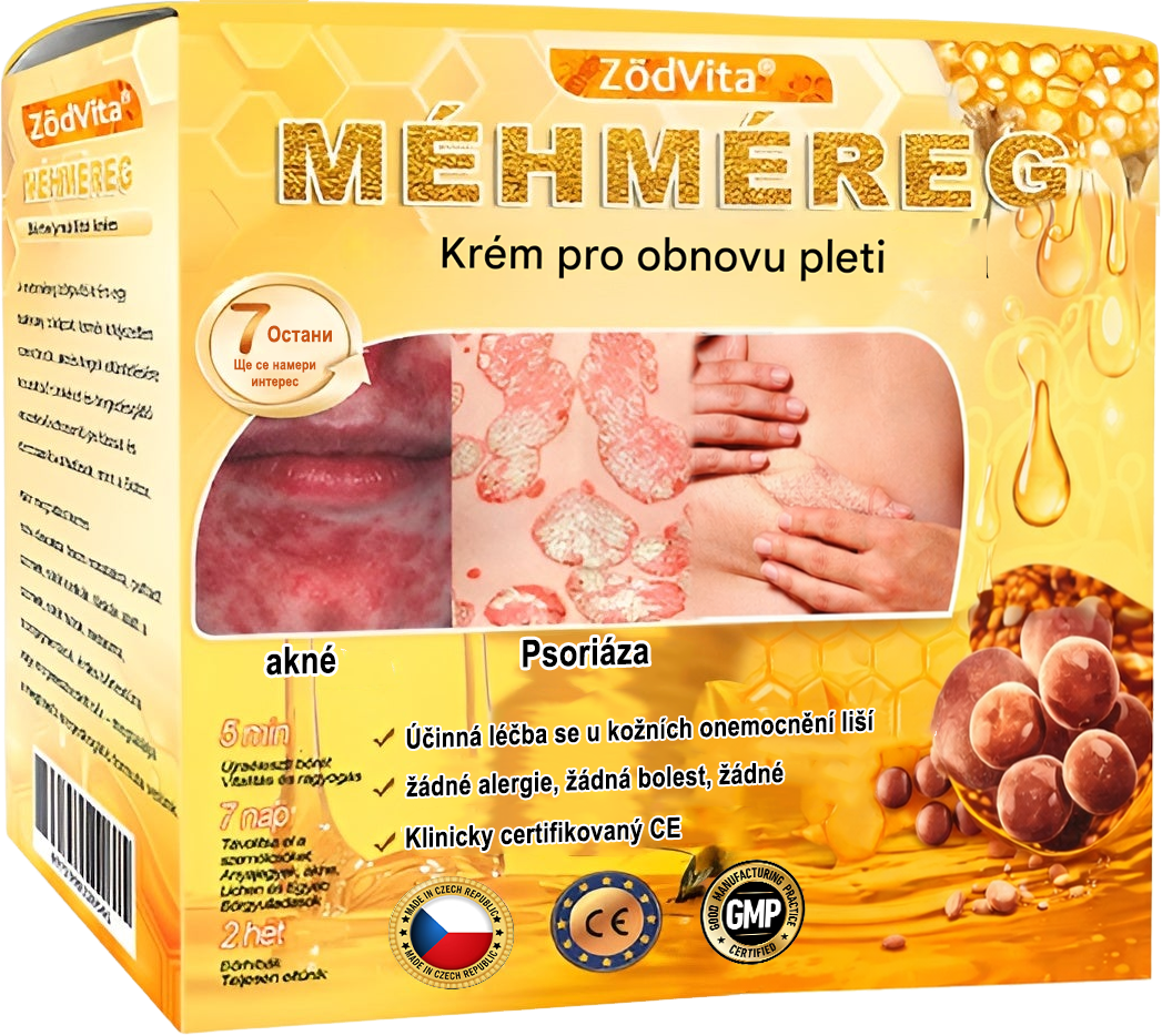 🇨🇿 ZödVita® Krém na obnovu pleti s včelím jedem☄️ Přírodní krém proti stárnutí, zpevňuje pleť, redukuje vrásky – 50 ml