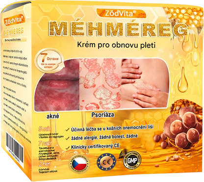 🇨🇿 ZödVita® Krém na obnovu pleti s včelím jedem☄️ Přírodní krém proti stárnutí, zpevňuje pleť, redukuje vrásky – 50 ml