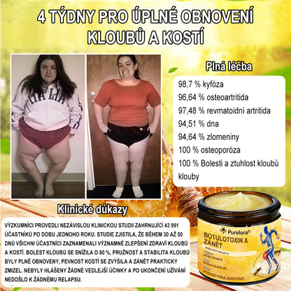 Krém na zmírnění bolesti a zpevnění kostí Purelora® s botulotoxinem a včelím jedem 🐝🌿 (Speciálně pro seniory a doporučen ortopedickými specialisty) 🔥🔥