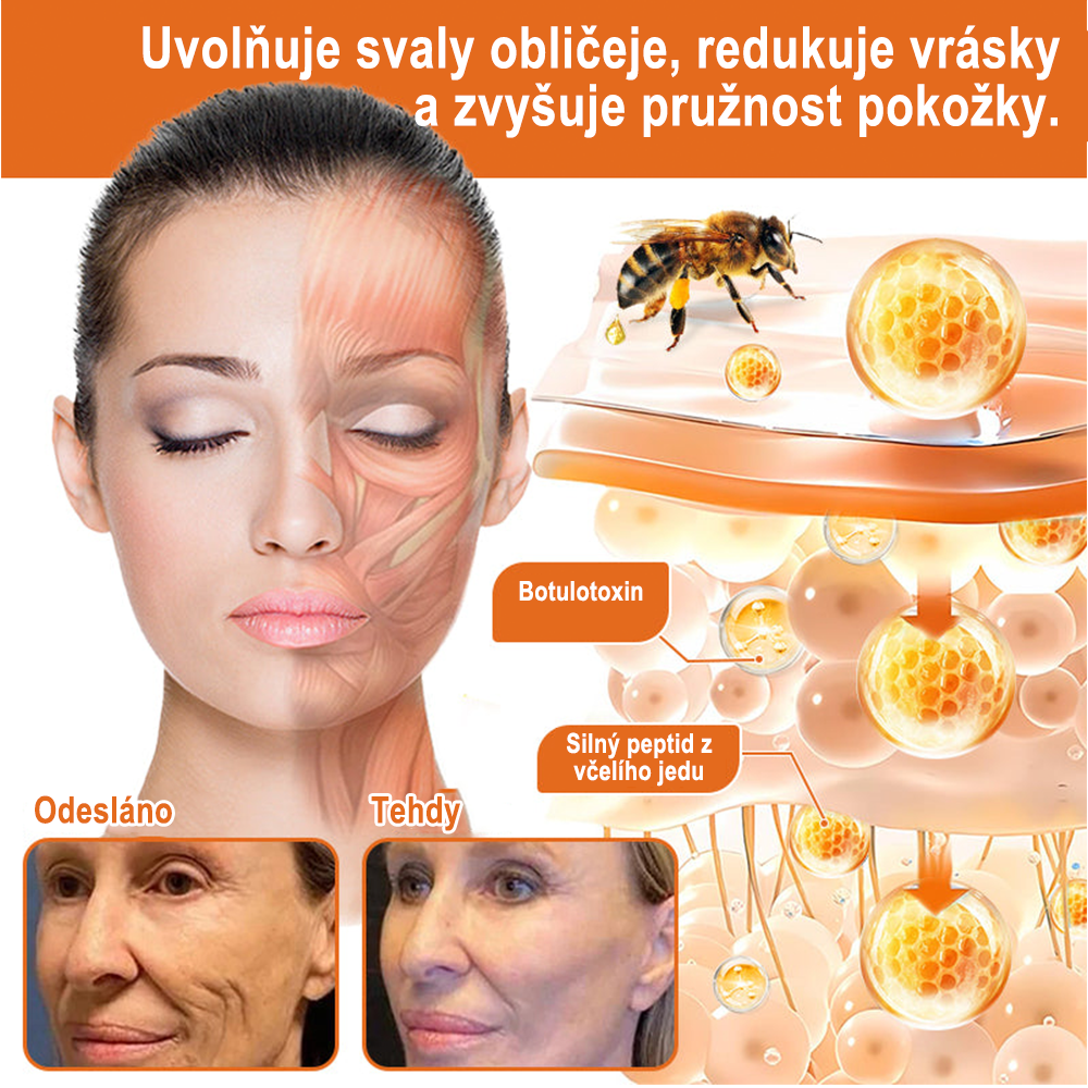 🇨🇿 ZödVita® Krém na obnovu pleti s včelím jedem☄️ Přírodní krém proti stárnutí, zpevňuje pleť, redukuje vrásky – 50 ml