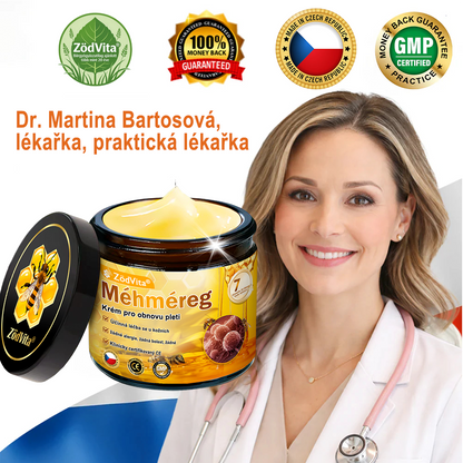 🇨🇿 ZödVita® Krém na obnovu pleti s včelím jedem☄️ Přírodní krém proti stárnutí, zpevňuje pleť, redukuje vrásky – 50 ml