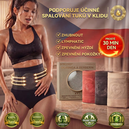 🎉Sfrcord® 4v1 Termogenní Tvarující Šortky s Moringou a Berberin 🎀– 😻 Kompresní Kraťasy pro Tvarování Postavy, Podporu Metabolismu & Denní Nošení (30 min rutina) 🌸 Časově omezená sleva až 70 %🔥
