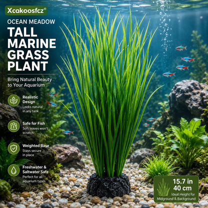 Xcakoosfcz® Ocean Meadow Tall Marine Grass Plant