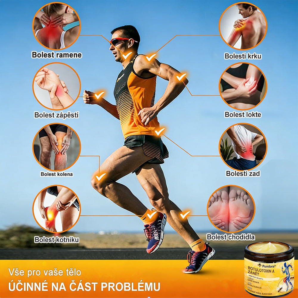 Krém na zmírnění bolesti a zpevnění kostí Purelora® s botulotoxinem a včelím jedem 🐝🌿 (Speciálně pro seniory a doporučen ortopedickými specialisty) 🔥🔥