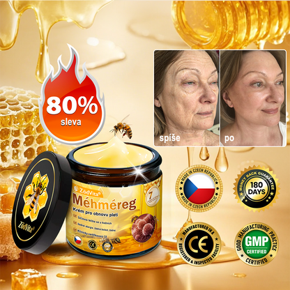 🇨🇿 ZödVita® Krém na obnovu pleti s včelím jedem☄️ Přírodní krém proti stárnutí, zpevňuje pleť, redukuje vrásky – 50 ml