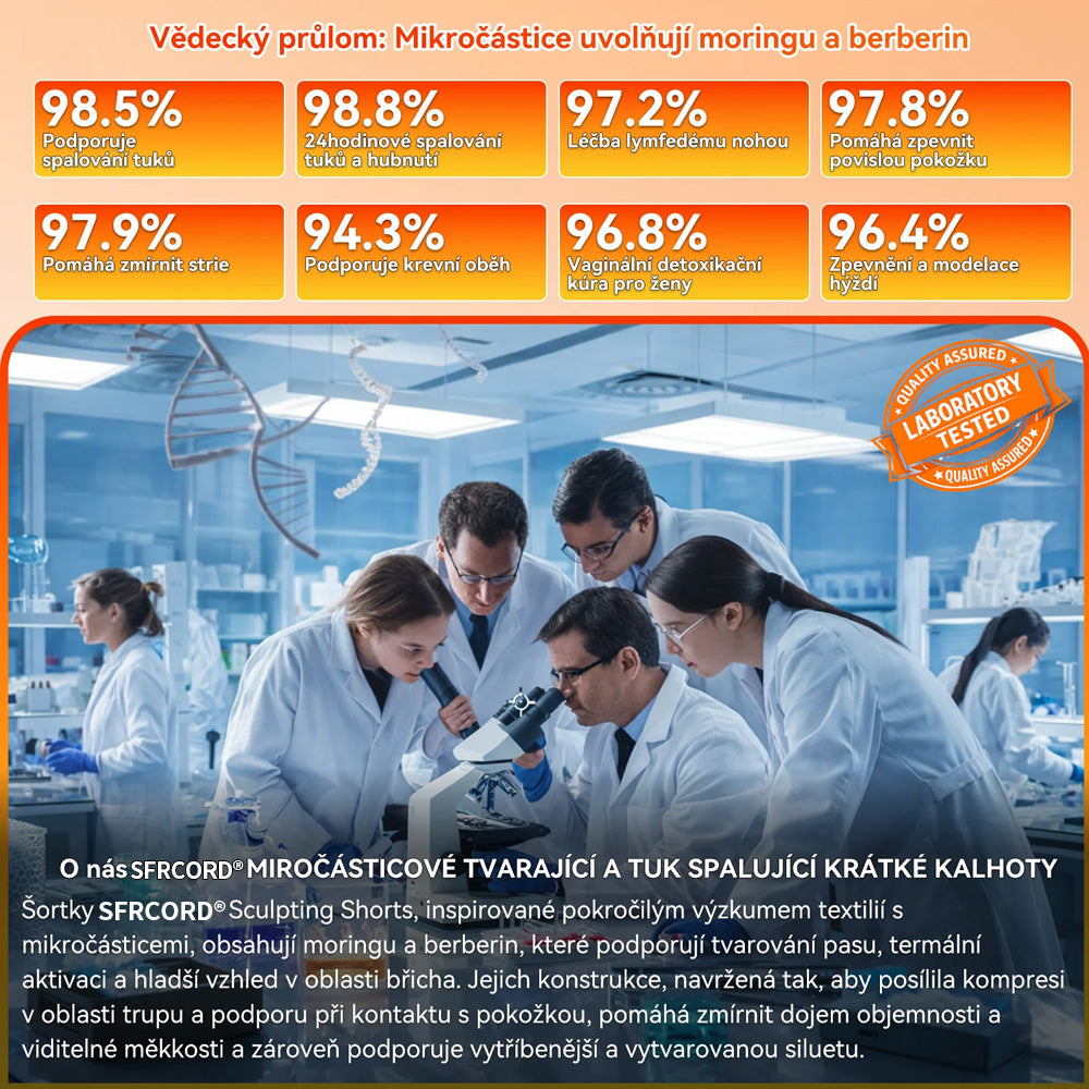 🎉Sfrcord® 4v1 Termogenní Tvarující Šortky s Moringou a Berberin 🎀– 😻 Kompresní Kraťasy pro Tvarování Postavy, Podporu Metabolismu & Denní Nošení (30 min rutina) 🌸 Časově omezená sleva až 70 %🔥