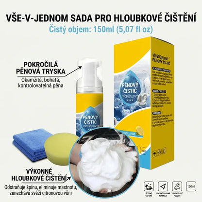 😳Bez drhnutí💦Pěnový čistič s více enzymy 4 v 1 Poslední den 80% SLEVA💦