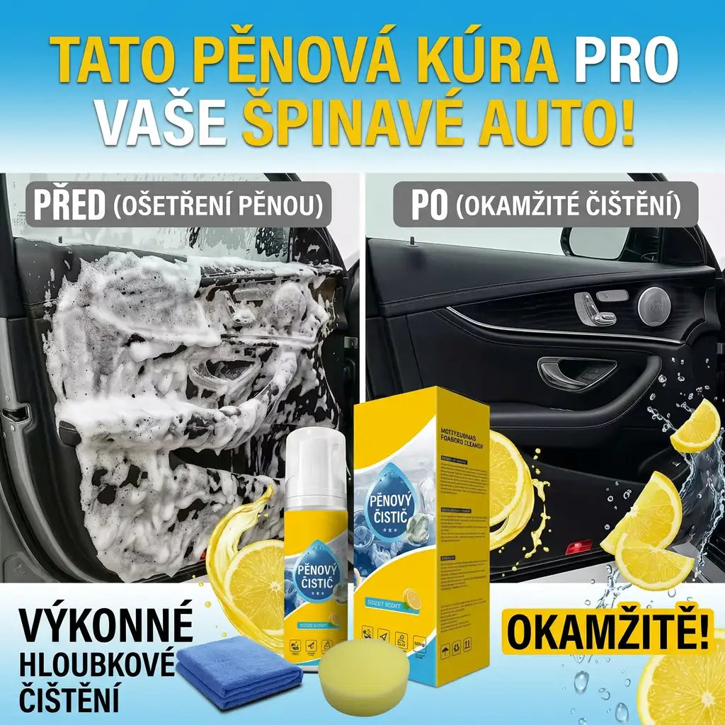 😳Bez drhnutí💦Pěnový čistič s více enzymy 4 v 1 Poslední den 80% SLEVA💦